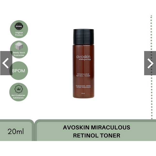 Avoskin Miraculous Retinol Ampoule 30ml || TONER