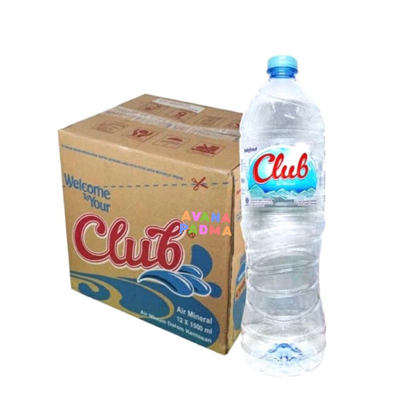 

Club Air Mineral Botol 1500ml (Isi 12/Karton)