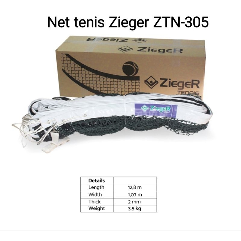 Net tenis net tennis lapangan Zieger ZTN-305