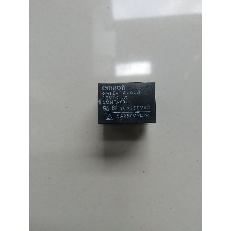 Relay Omron G5LE 14 ACD 12vDC Coil 5A Load 5 Kaki