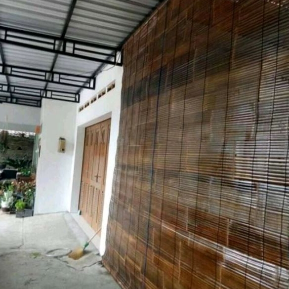 Tira Kulit Bambu 2x3 Sudah Termasuk Katrol & Tambang Gulung