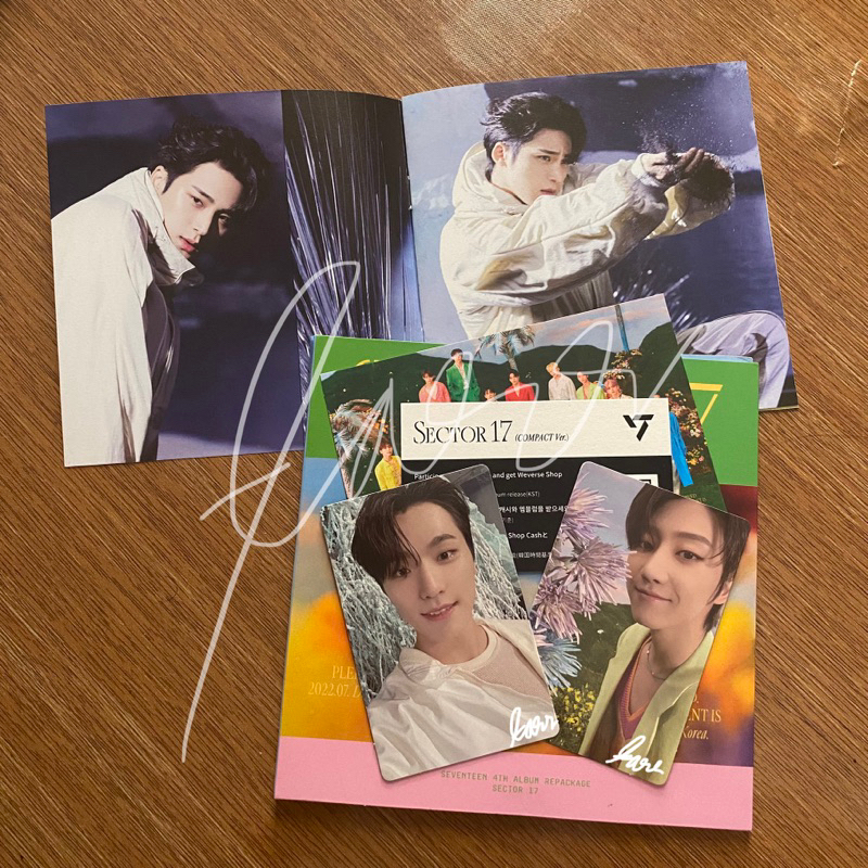 Seventeen The8 Minghao Dino Sector17 Compact Bunga PC Mingyu Album Only