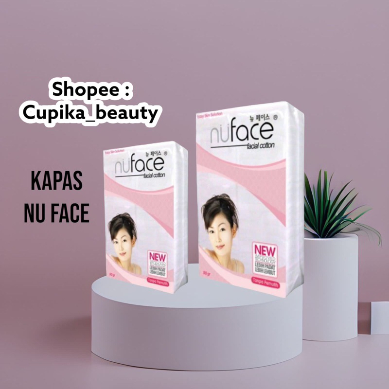 kapas wajah = kapas kecantikan nu face / NUFACE Facial Cotton / Kapas