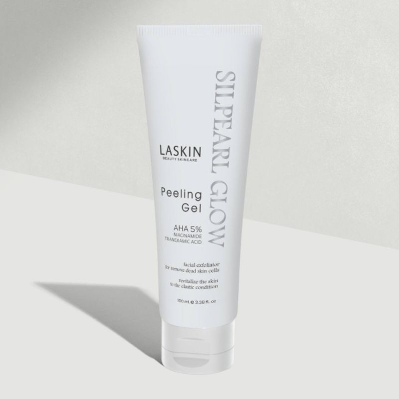 LASKIN SKINCARE Silpearl Glow Peeling Gel Penghapus Sel Kulit Mati dan Menghilangkan KOMEDO