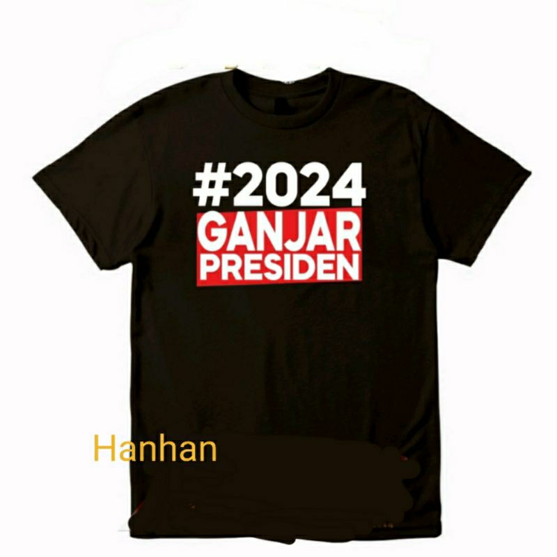 baju Ganjar PDi kaos pendukung 2024 presden Ganjar
