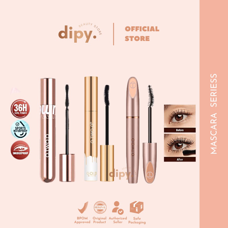 【Official Outlet】 O.TWO.O - Gold Mascara Eyeliner Stamp Black Double Head Eyebrow Soap Brow Sculpt Lift brow Styling Soap Waterproof Long Lasting Volumizing Lengthen Curling Eye Lash Pencil Eye Eyebrow Pomade Makeup Viral Original