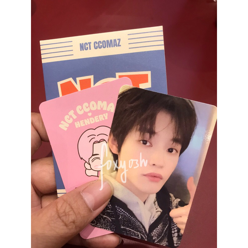 NCT CCOMAZ BLUE VER CHENLE SELCA HENDERY SET