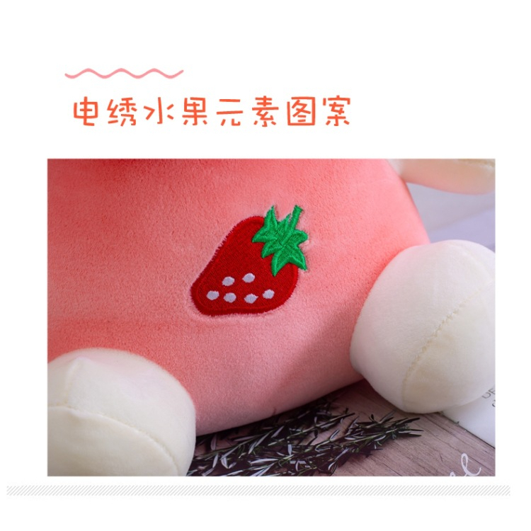 Boneka Kelinci Rabbit Telinga Panjang Lucu Plush Fruit Buah Bahan Halus Lembut Mainan Mewah Kado Ulang Tahun Anak