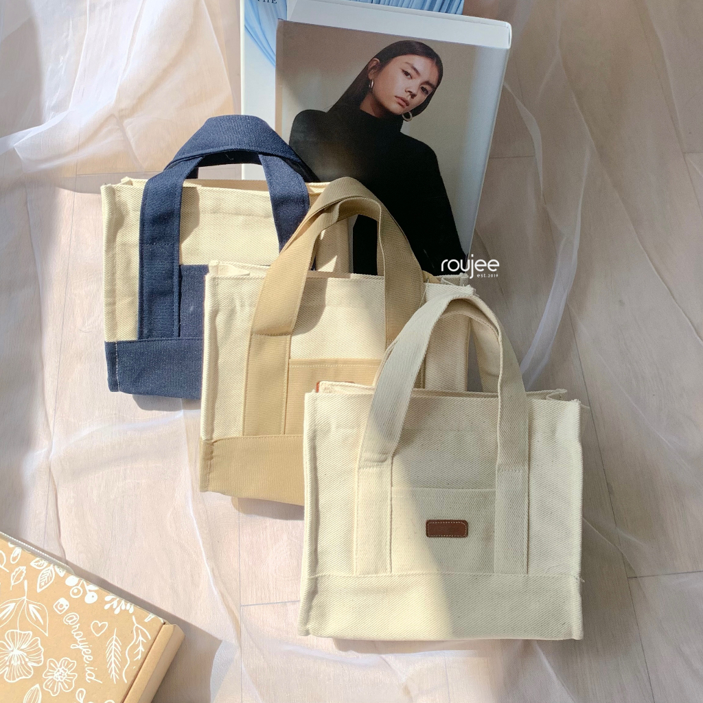 ROUJEE DAISY MINI XS - TAS KANVAS JINJING / BAHU WANITA