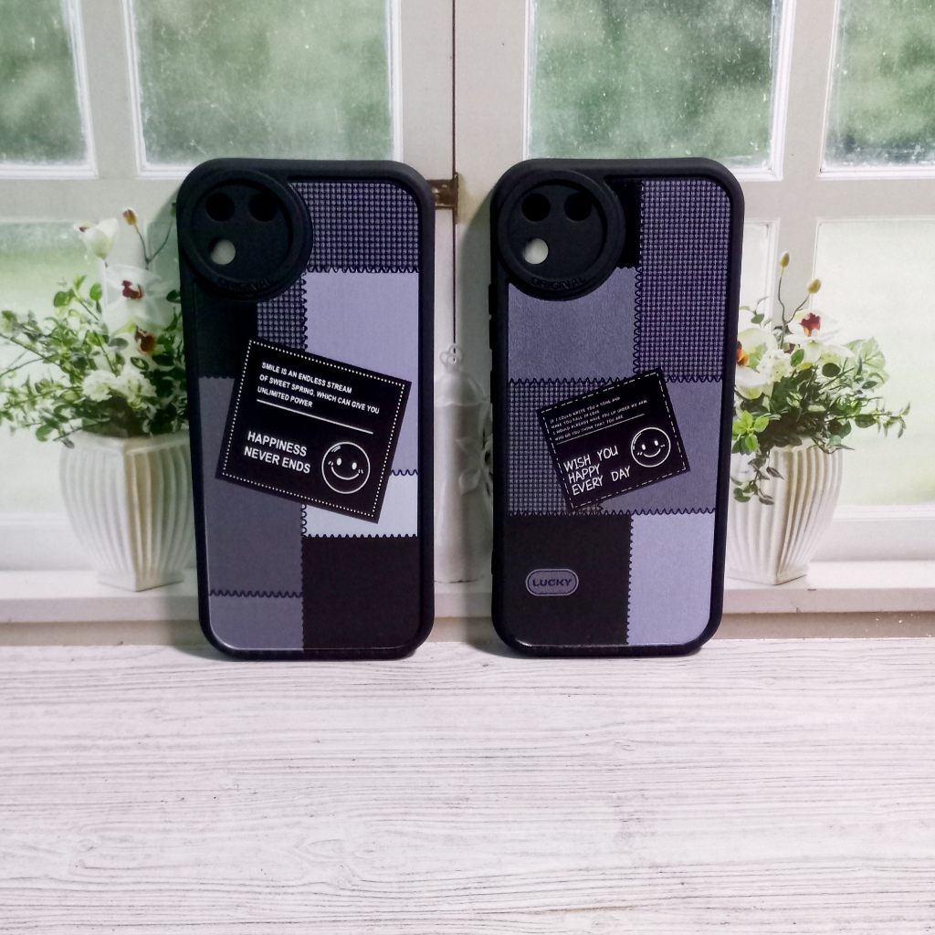 Case Realme C11 2020 CPH2185 Softcase Black Oval Smile Realme RMX 2185