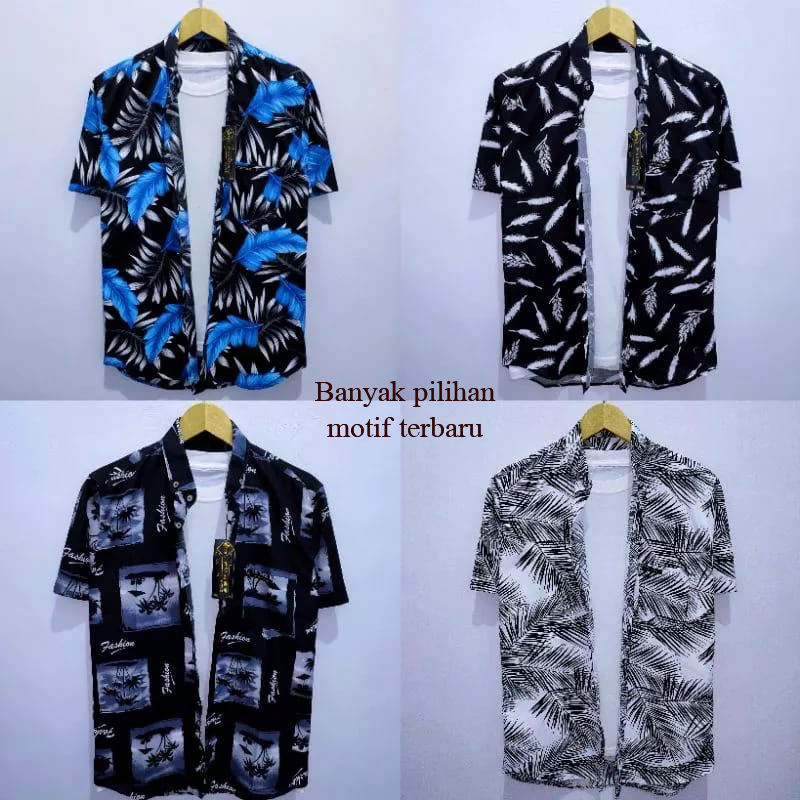 TERBARU KEMEJA MOTIF PRIA DEWASA / HEM PRIA CASUAL MOTIF / KEMEJA HAWAI KEMEJA SANTAI TERBARU 2022