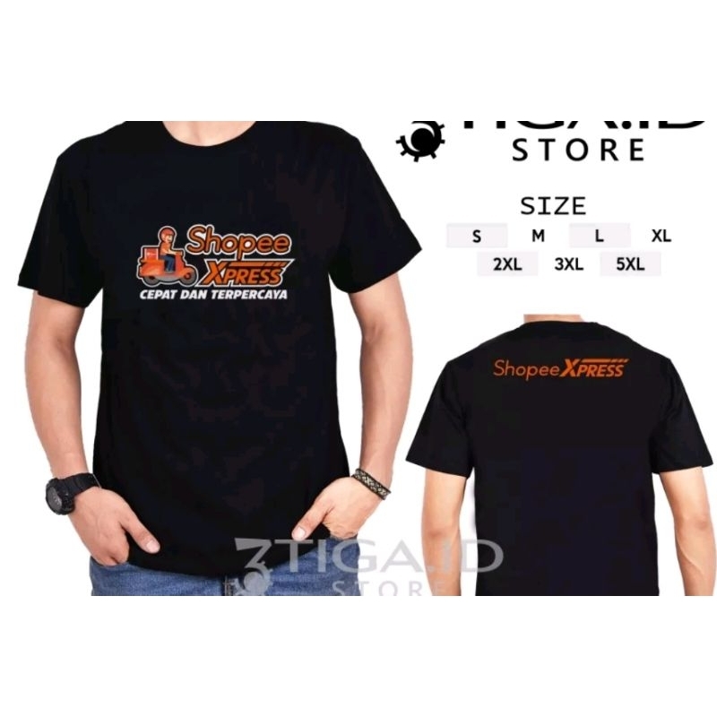 kaos driver shopee12355kdoe kaos kurir kaos baju kerja