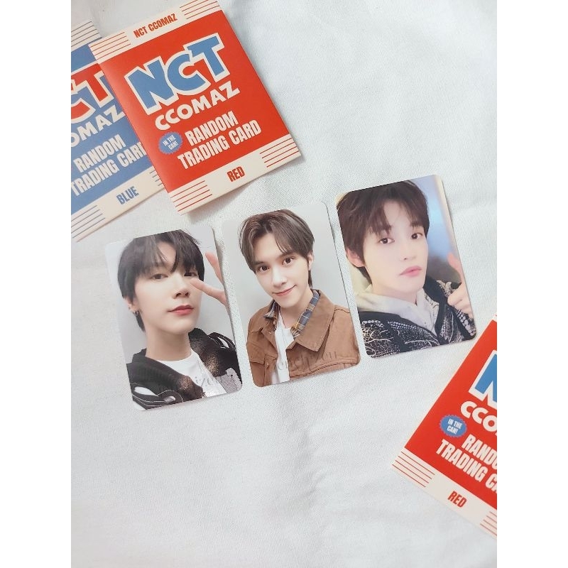 nct tc ccomaz unsealed blue/red ten hendery chenle