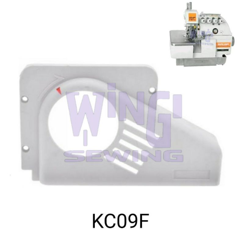 KC09E KC09F SIRUBA Tutup Poli Vanbelt Mesin Jahit Obras Industri