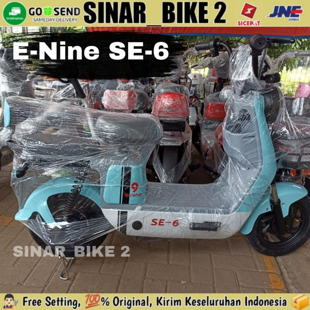 Sepeda Listrik E-Nine SE-6 350 Watt Electric  E-Bike