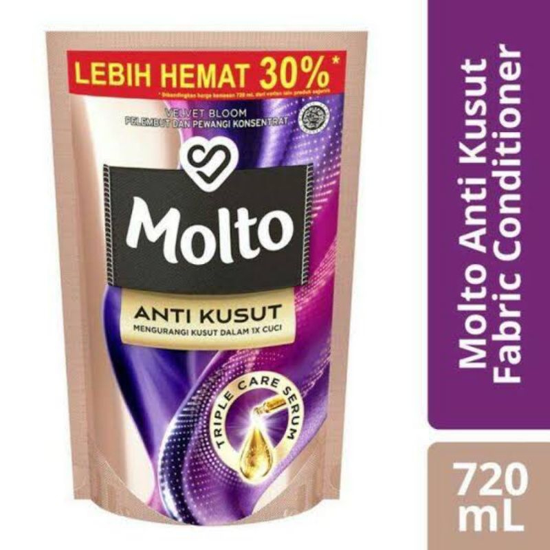 Molto Anti Kusut Pewangi Pakaian - 720ml