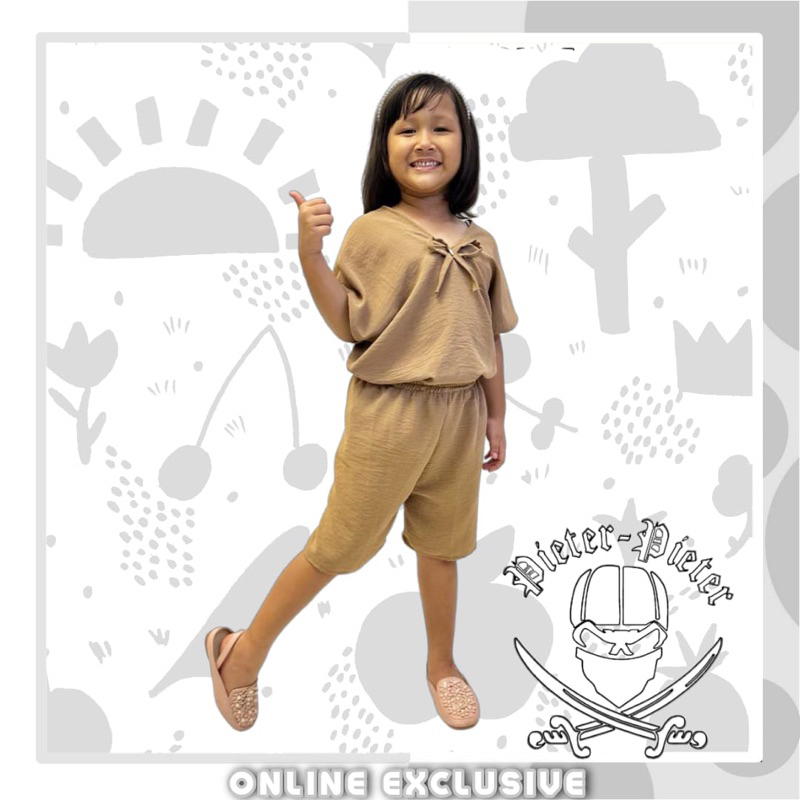 Setelan Anak Cringkel Daily Model Lili Airflow Usia 3-12 Tahun