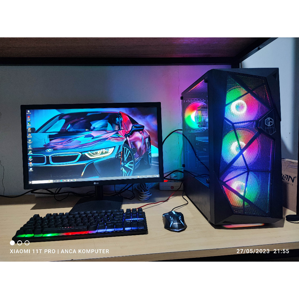 PC RAKITAN GAMERS,RENDER,STREAMING CORE I3 10105F FEAT GTX 1050 TI 4GB