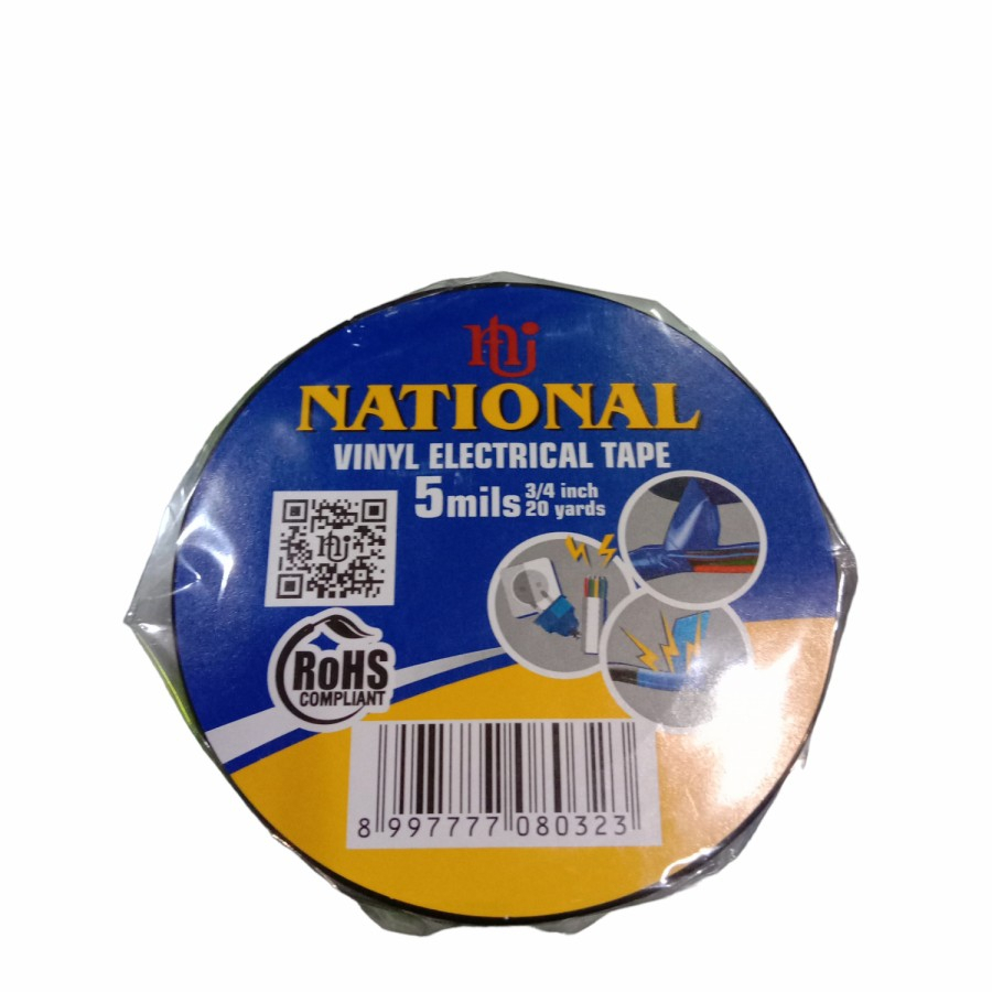 Lakban Isolasi National Nasional 20 Electrical Tape Kabel Listrik