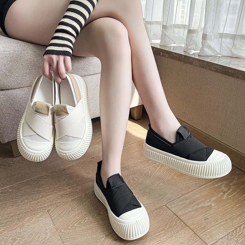 COD POS 571 Sepatu Sneakers Wanita Premium Sepatu Slip On Anak Sekolah