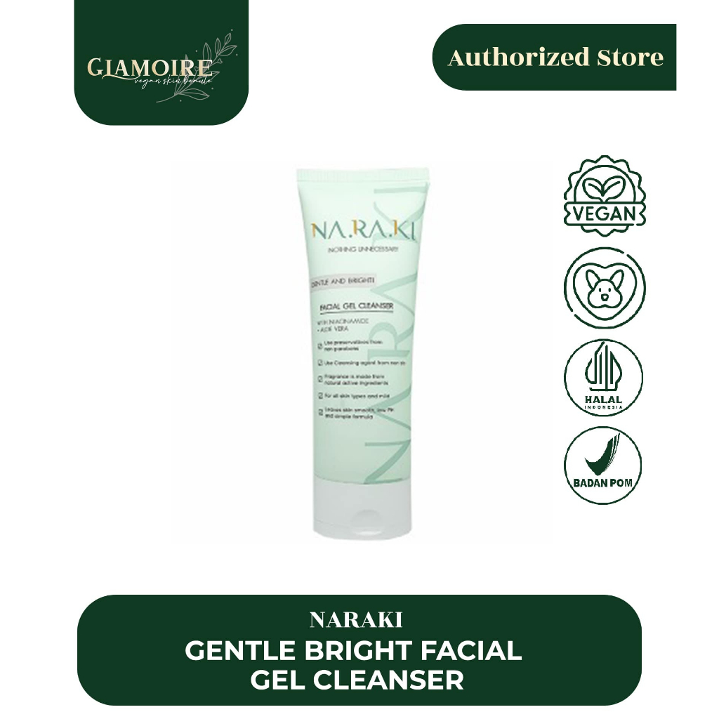 Glamoire - Naraki Gentle And Bright Face Gel Cleanser