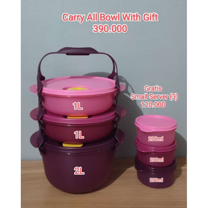 Tupperware rantang dengan promo