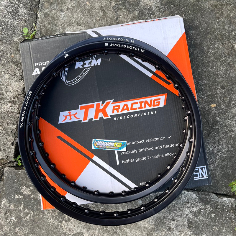 Velg TK racing Hitam ukuran 160 160 Ring 17