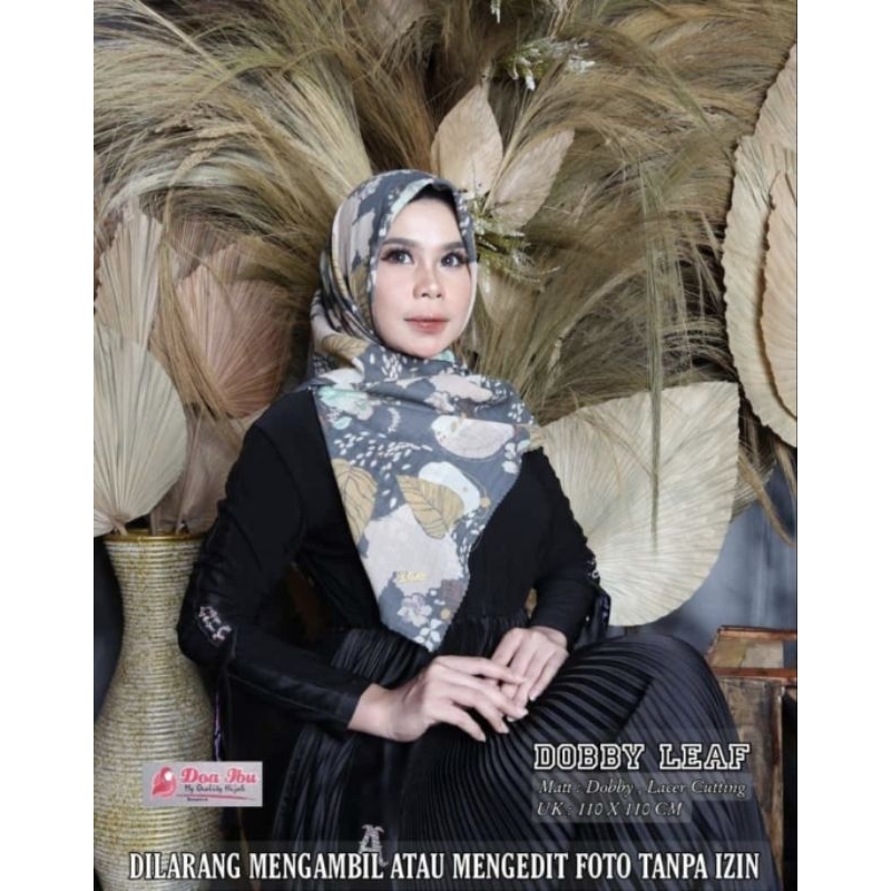 646 JILBAB SEGI EMPAT DOA IBU Motif Dobby/HIJAB DENAY LC Voal Dobby MOTIF BARU ORI DOI S4 BY BUNYAMI