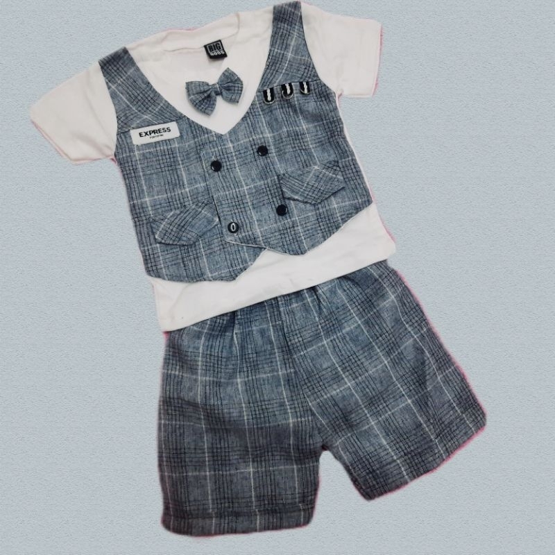 Setelan Rompi Bayi kotak express
