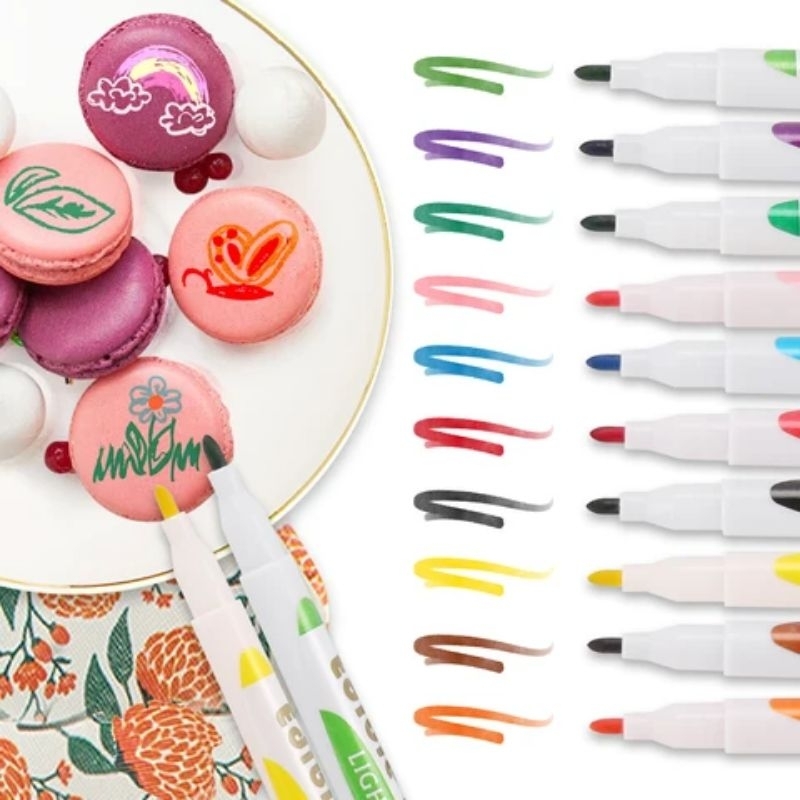 Edible Pen Food Coloring Spidol Marker Foodgrade