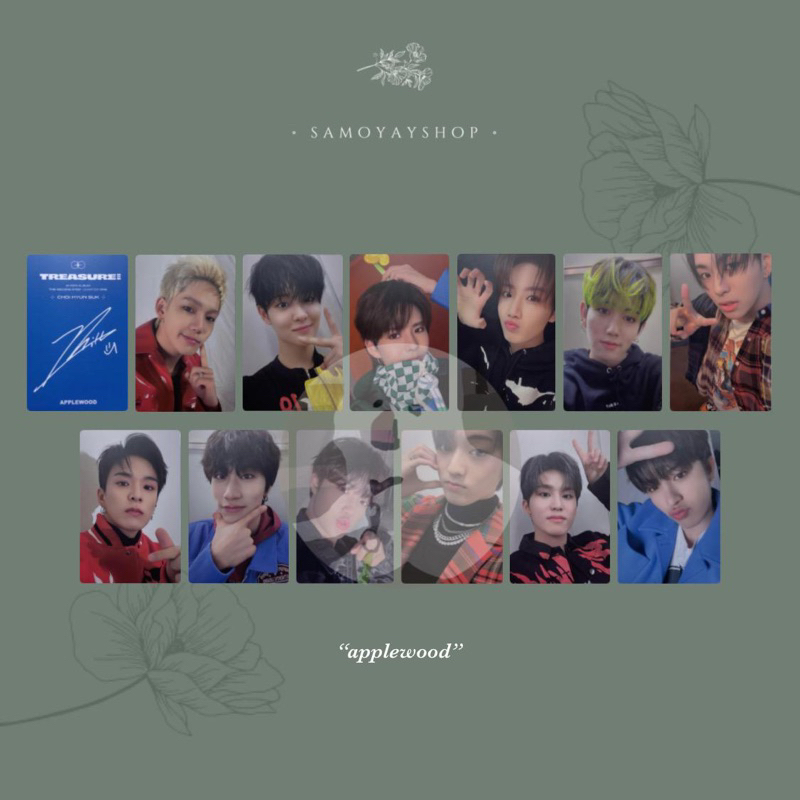 Photocard Treasure The Second Step : Chapter One Pre-Order Benefit Pob Applewood