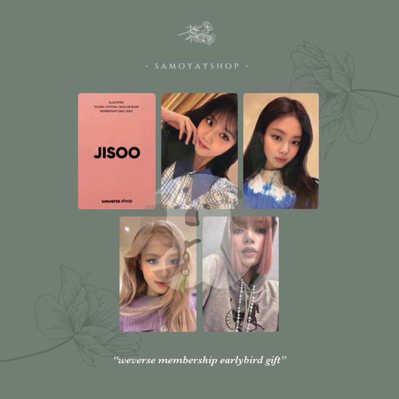 Photocard Blackpink Weverse Membership Special Gift (Early Bird)