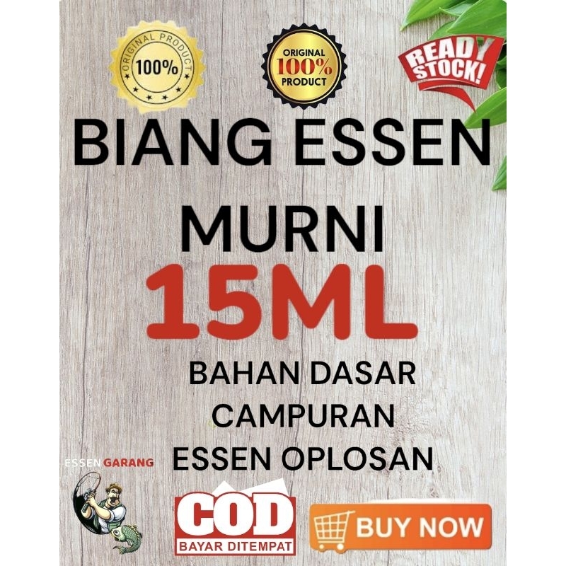 BIANG ESSEN SARI LAPIS HIJAU 15ML // BIANG ESSEN MURNI // PENGUAT AROMA UMPAN // BAHAN DASAR CAMPURAN ESSEN OPLOSAN