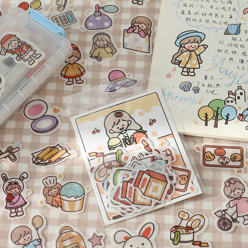 

My Girly Planet Flake Stickers Set