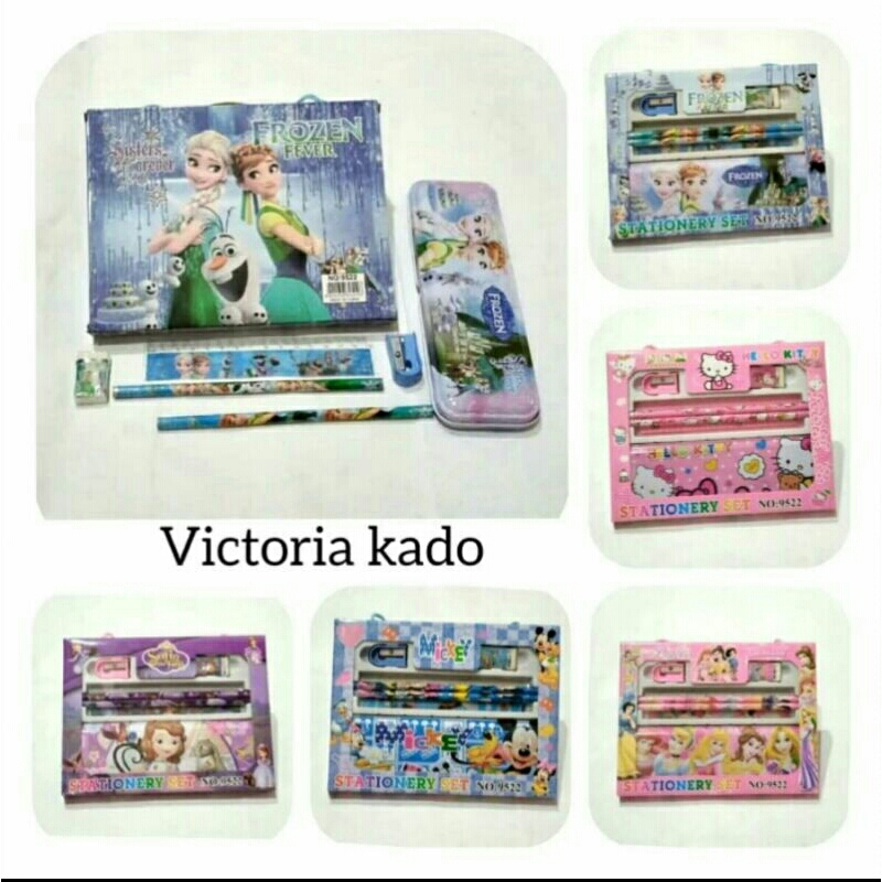 

Paket Alat Tulis Stationery Set Pensil pencil case