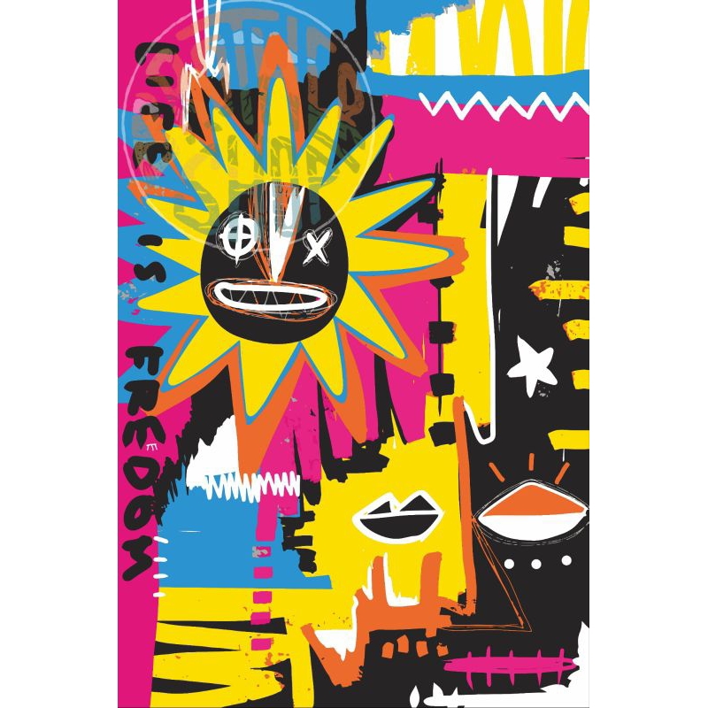 Cetak water slide decal gambar abstrak untuk racing motor helm dll