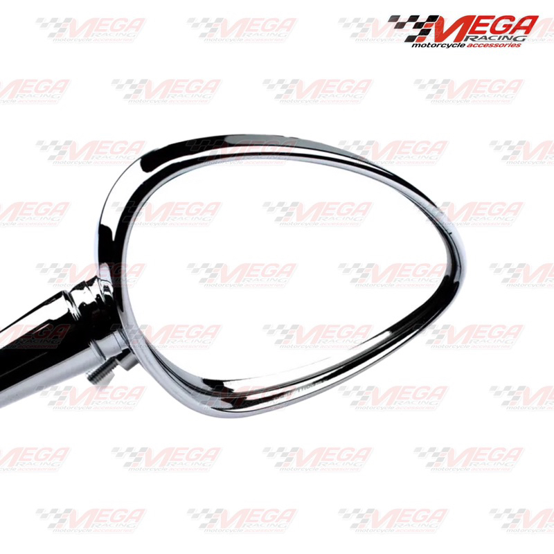 Spion Vespa Sprint Primavera Chrome &amp; Black Kaca Spion Motor Universal Nmax Pcx Aerox Xmax Adv Vario Beat Scoopy Rx King Vixion Genio Vazzio 110 125 150 155 160 Dll