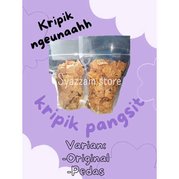 

KERIPIK PANGSIT 100GR PEDAS DAUN JERUK DAN ORIGINAL DAUN JERUK