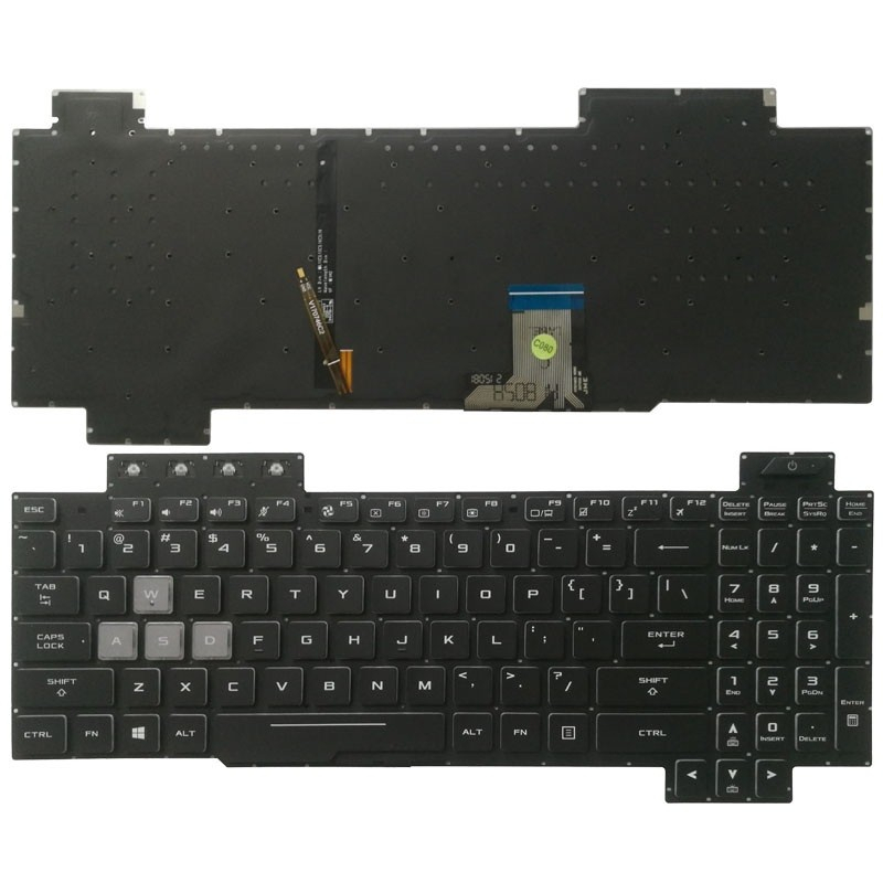 Keyboard Laptop Asus Rog Tuf FX504 FX504D FX505 FX505G GL504 FX86 FX80 BACKLIGHT