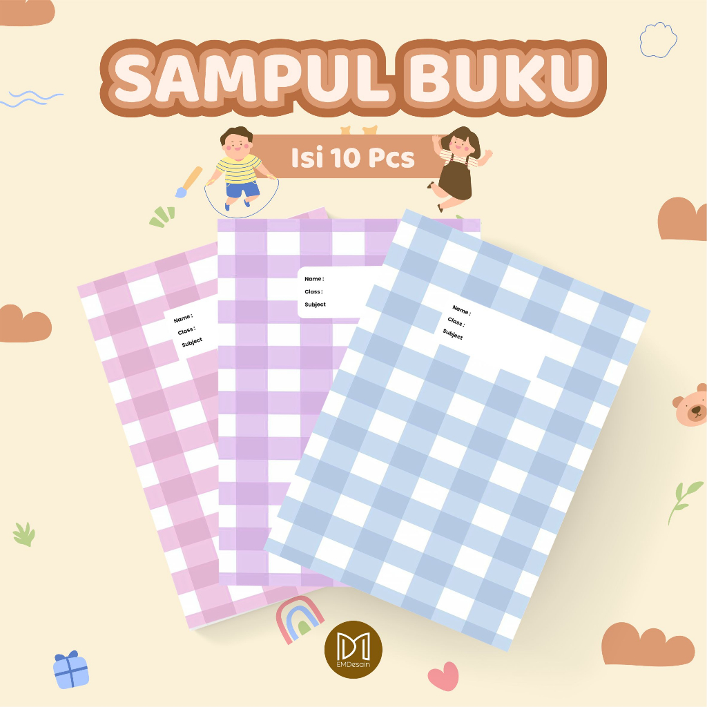 

(10 PCS) SAMPUL BUKU AESTHETIC / SAMPUL BUKU ESTETIK | MOTIF KOTAK KOTAK SAMPUL BUKU BIGBOSS CAMPUS BOXY BMB | BOOK COVER AESTHETIC / Sidu Sampul Buku Pastel Aesthetic - Sampul Buku Motif Sampul Buku Sidu Sampul Buku Bigboss Boxy /COVER BOOK