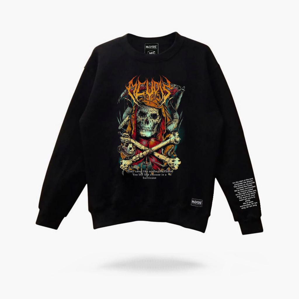 Mcvois Crewneck Hardcore 8 Pria Wanita Premium Distro