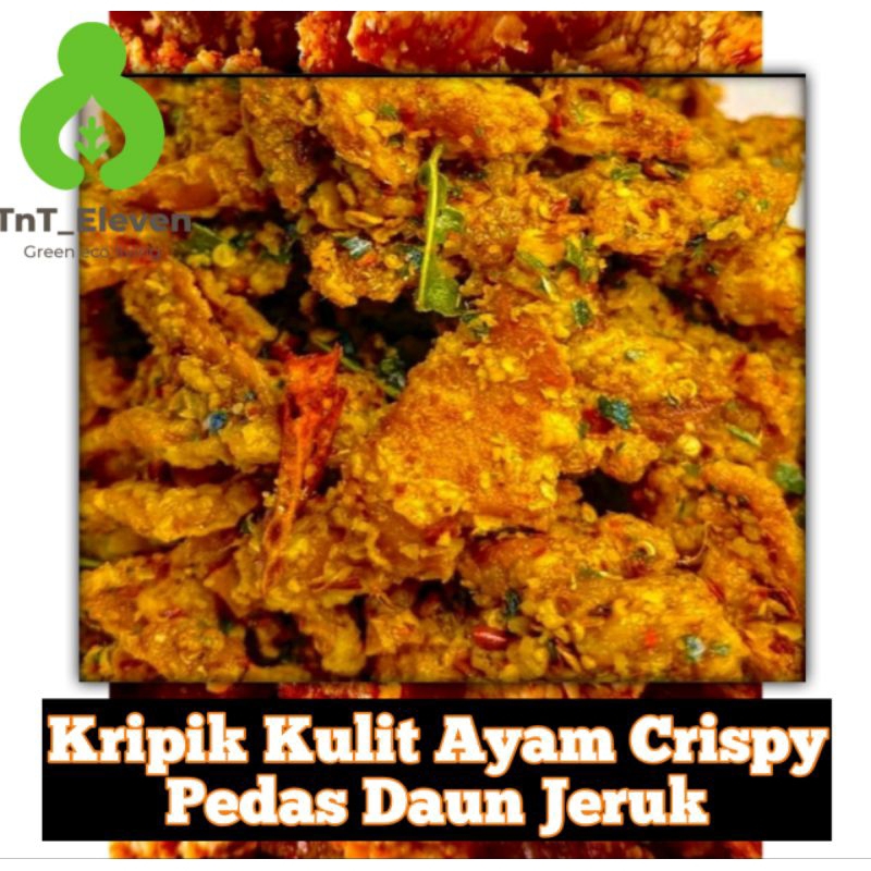 

Keripik Kulit Ayam Pedas Crispy Kriuk (100gr) - Jajanan Hitz Terkini