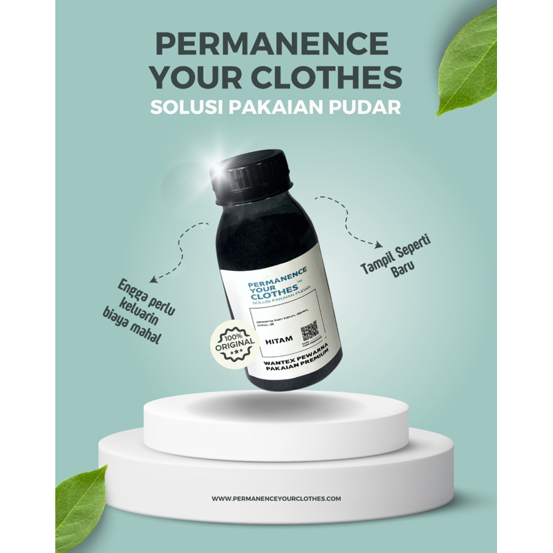 Permanence Your Clothes - Wantex Pewarna Pakaian Kain Jaket Hoodie Celana - Wenter Permanence Your Clothes