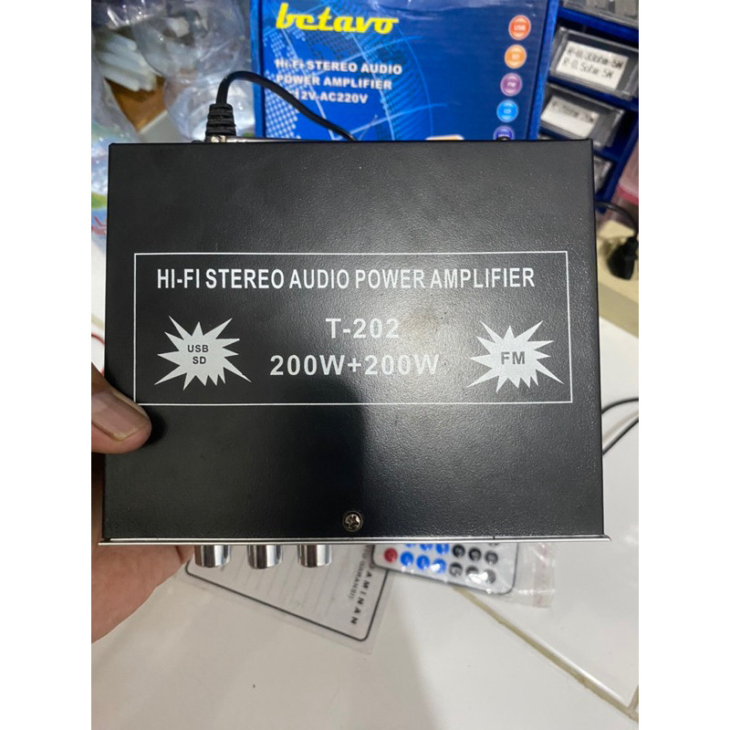 POWER AMPLIFIER 400WATT LED DIGITAL RADIO AUX ORIGINAL AMPLIFIER