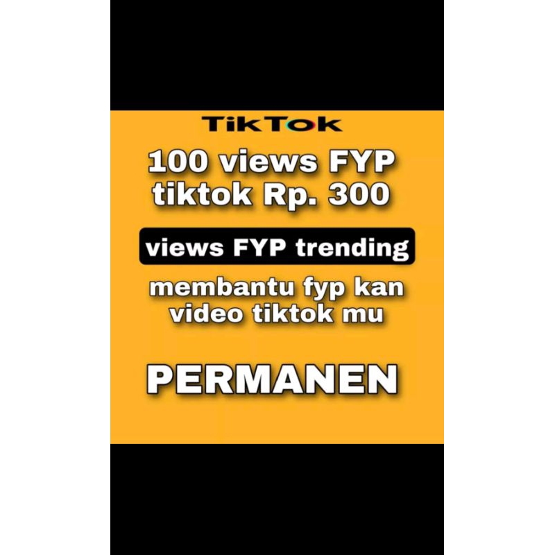 VIEWS TIKTOK FYP