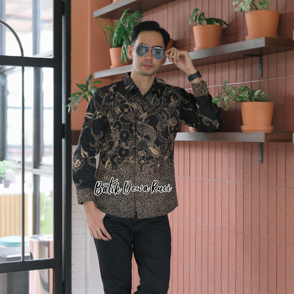 Batik Pria NARESWARI Full Furing Bahan Katun Halus High Quality