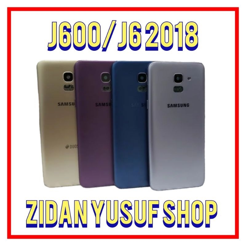 BACKDOOR BACK COVER KESING CASING HOUSING SAMSUNG J600 / J6 2018 ORIGINAL