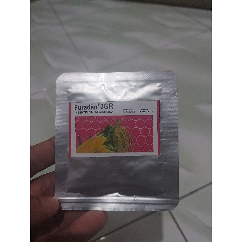 Insektisida/Nematisida Furadan 3GR Original - Pembasmi Hama Tanaman kemasan Repack 10 gram