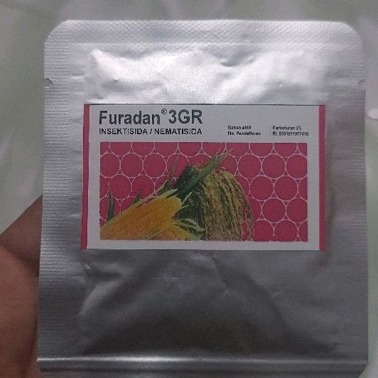 Insektisida/Nematisida Furadan 3GR Original - Pembasmi Hama Tanaman kemasan Repack 10 gram