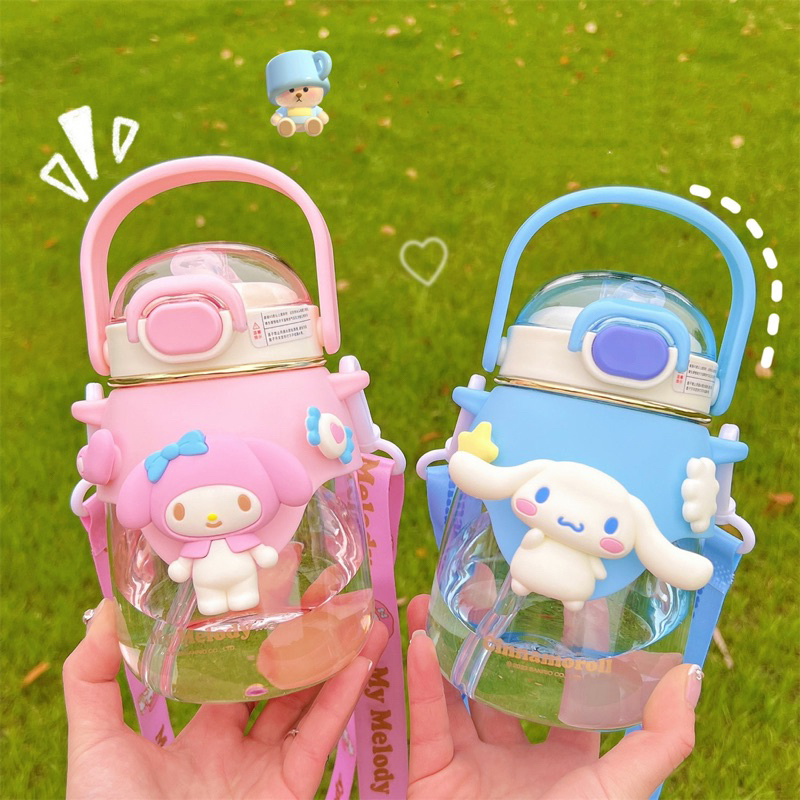 Botol minum sanrio ori BT09 melody kuromi pompurin cinnamoroll